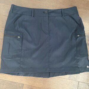 Nike golf dri fit black golf skort size 14